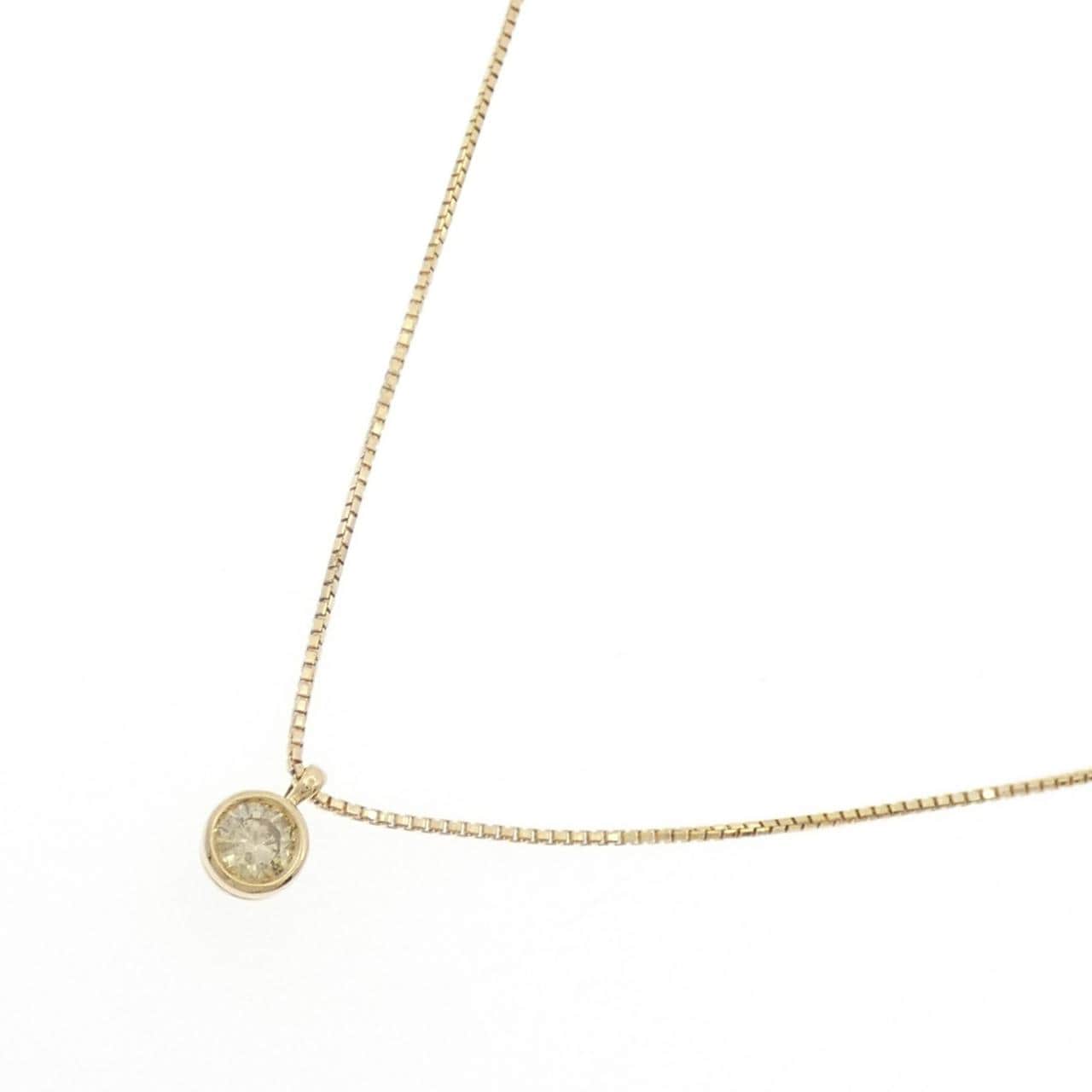 K18YG ダイヤモンド ネックレス 0.31CT