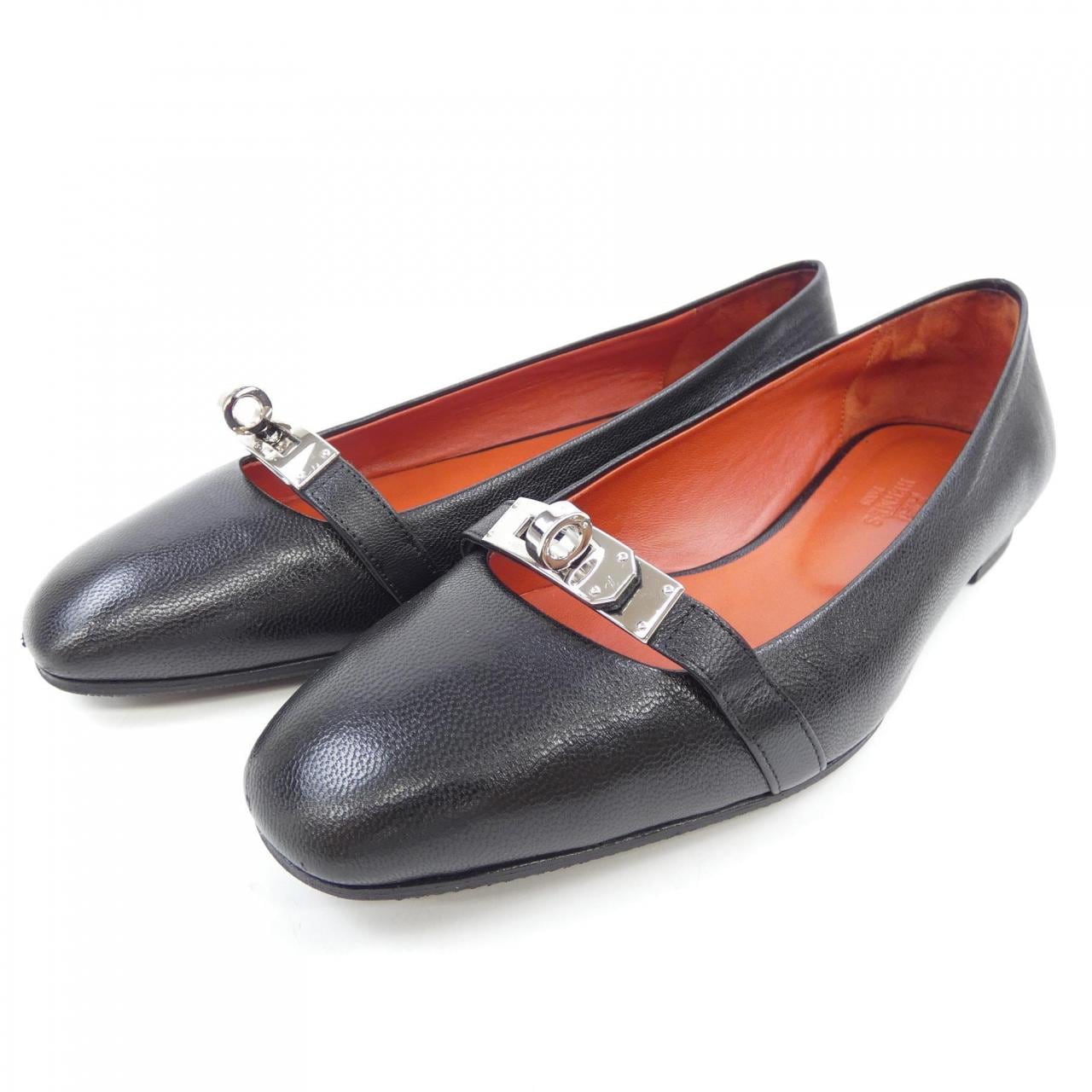 エルメス HERMES BILBAO ビルバオバレリーナ ケリーバックル 202102Z フラットシューズ