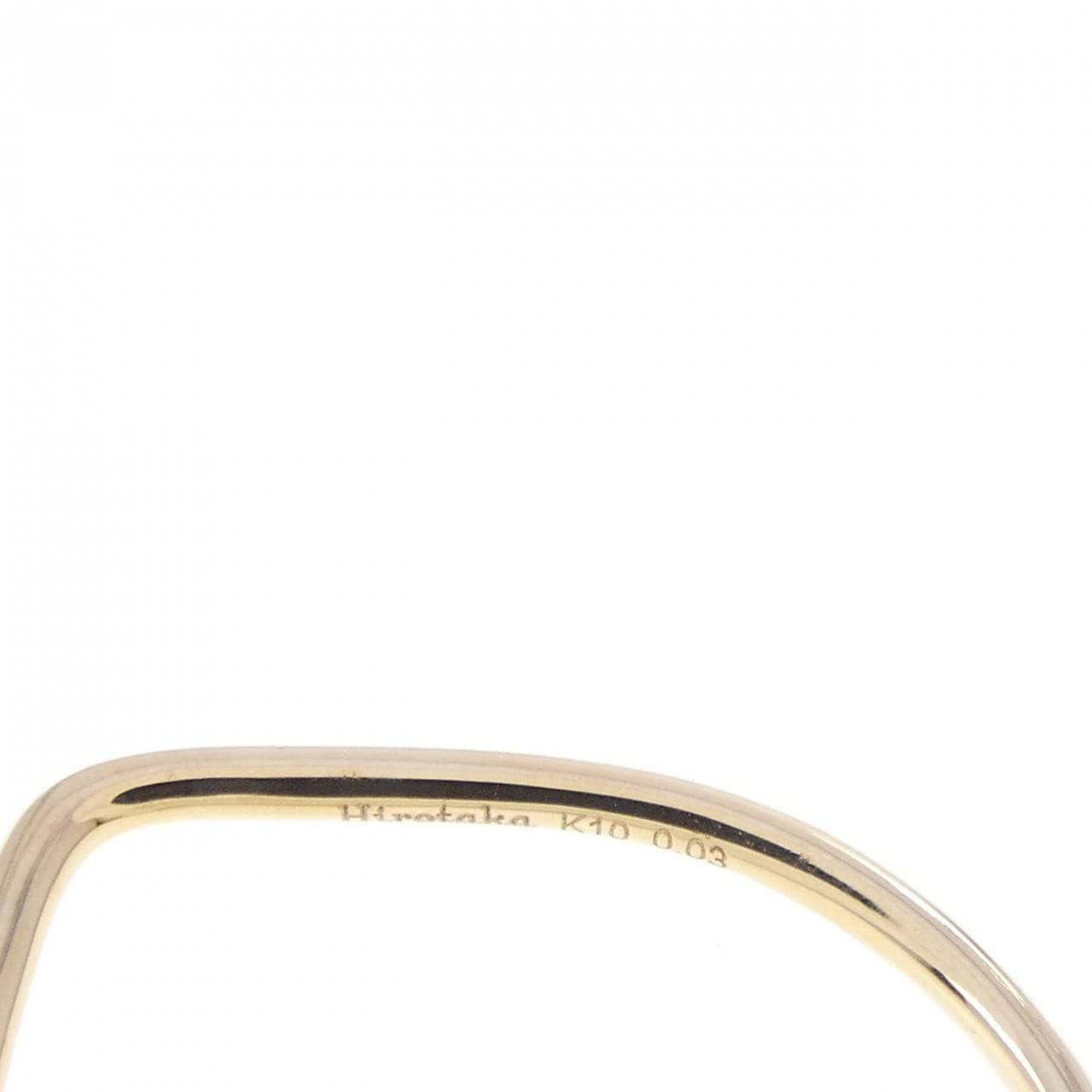 ヒロタカ ミロ リング 0.03CT