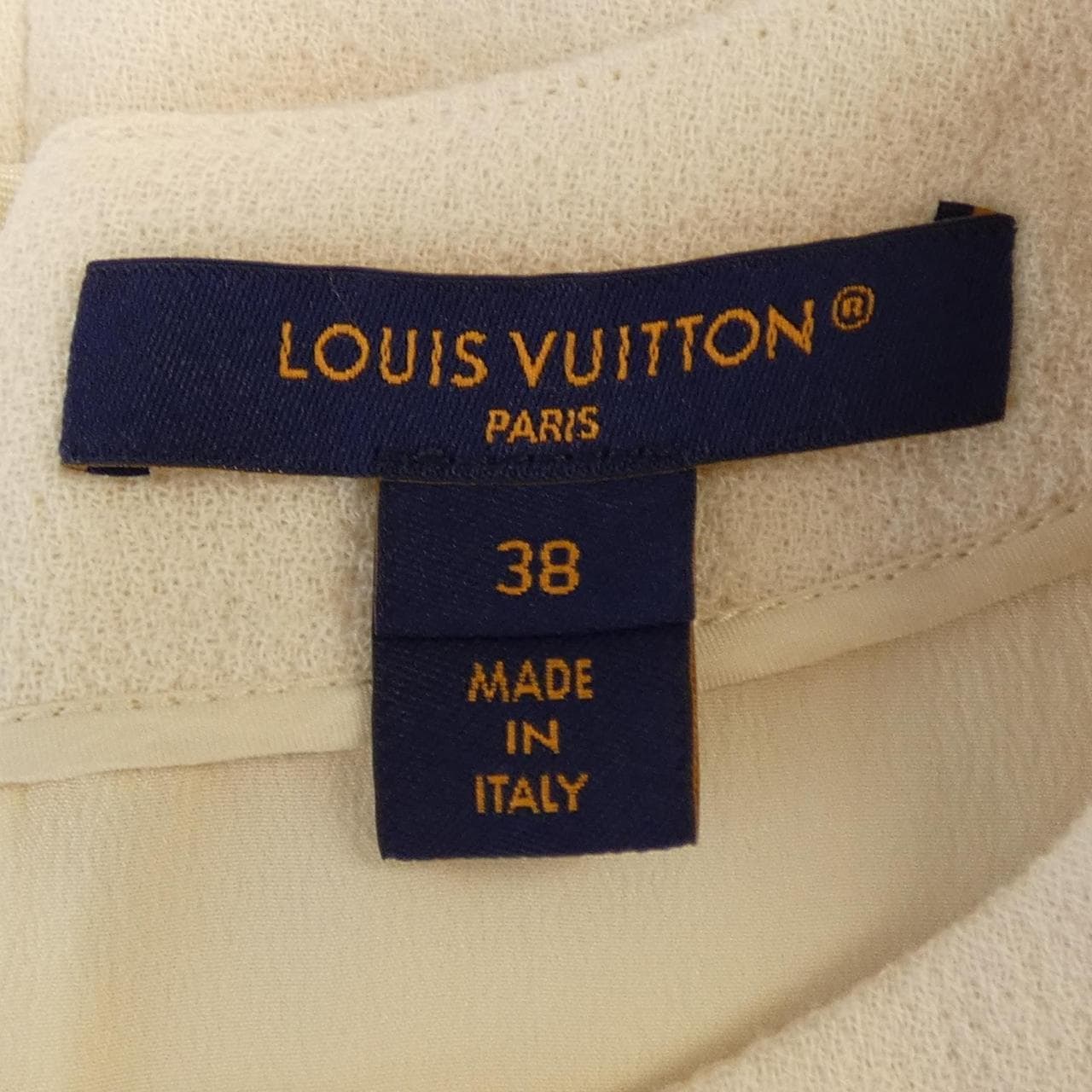ルイヴィトン LOUIS VUITTON スカラップディテールAラインドレス FPDR42AAR ワンピース