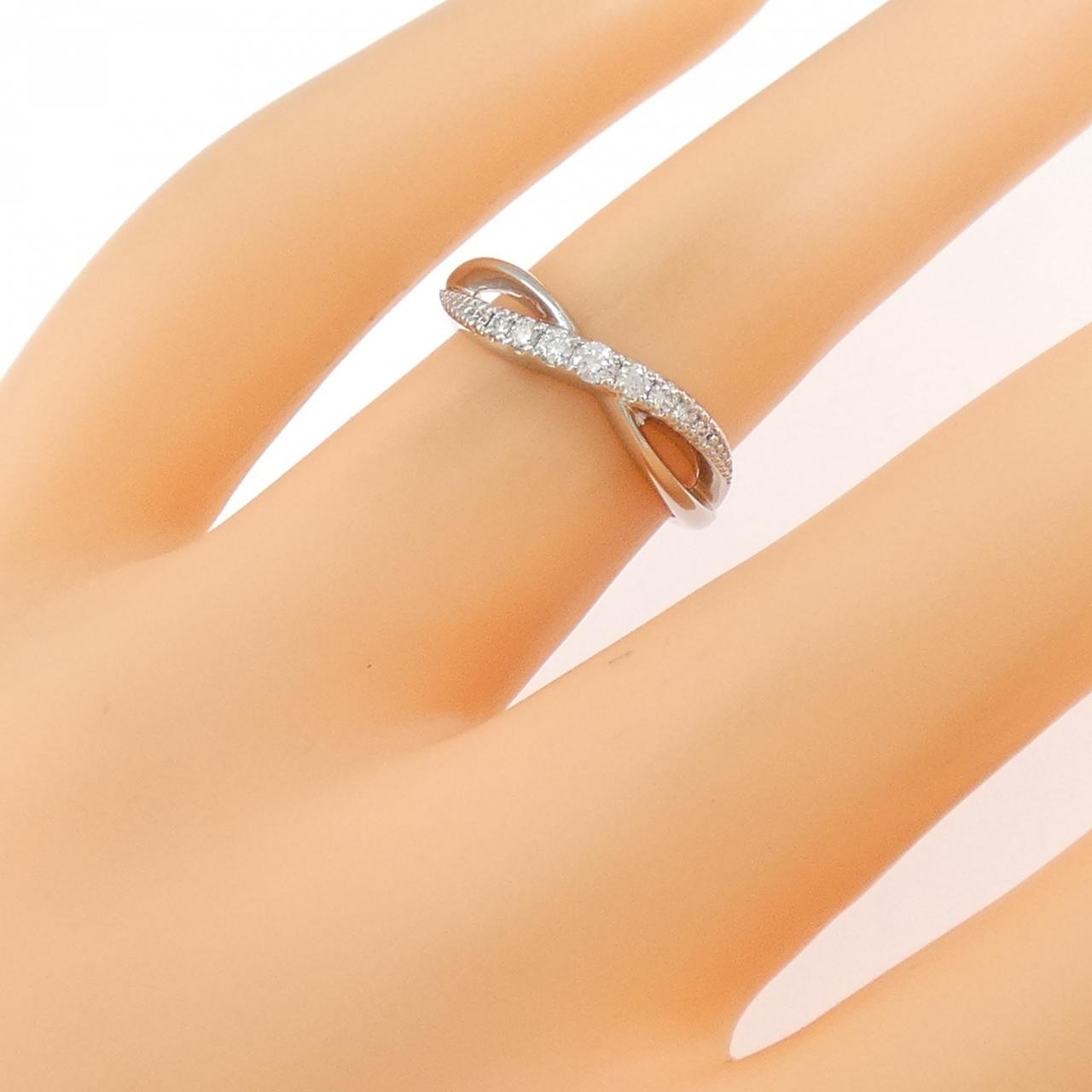 PT900 Diamond Ring 0.13CT