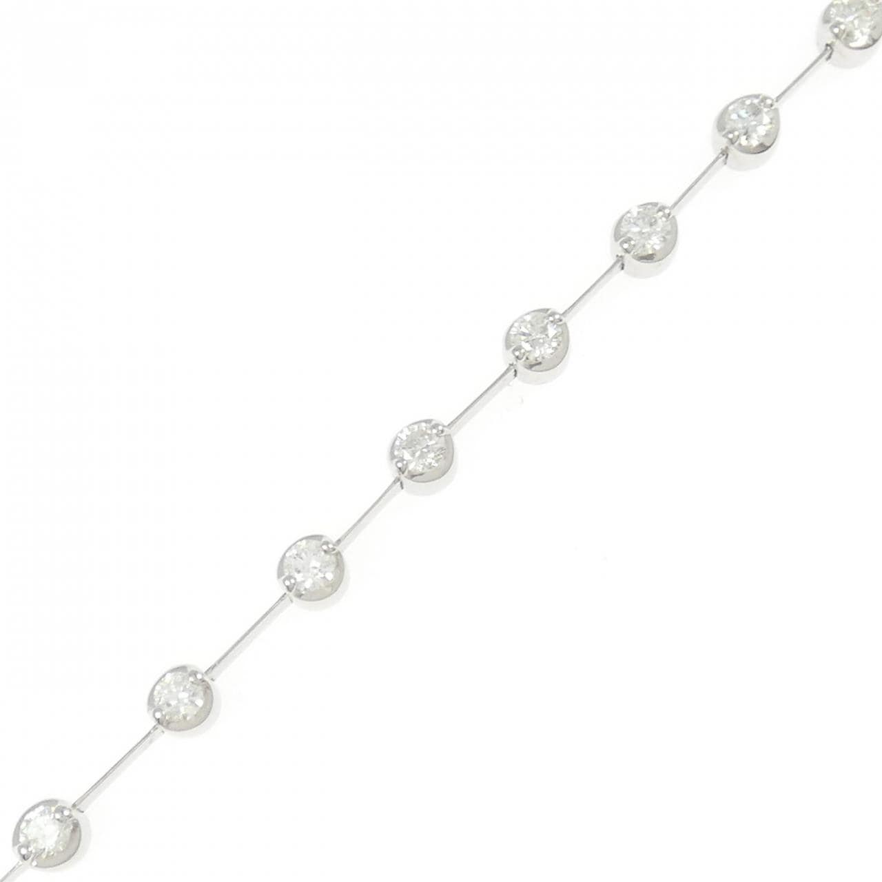 K18WG Diamond bracelet 1.00CT