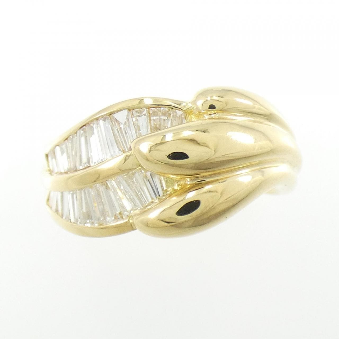 750YG ダイヤモンド リング 0.77CT
