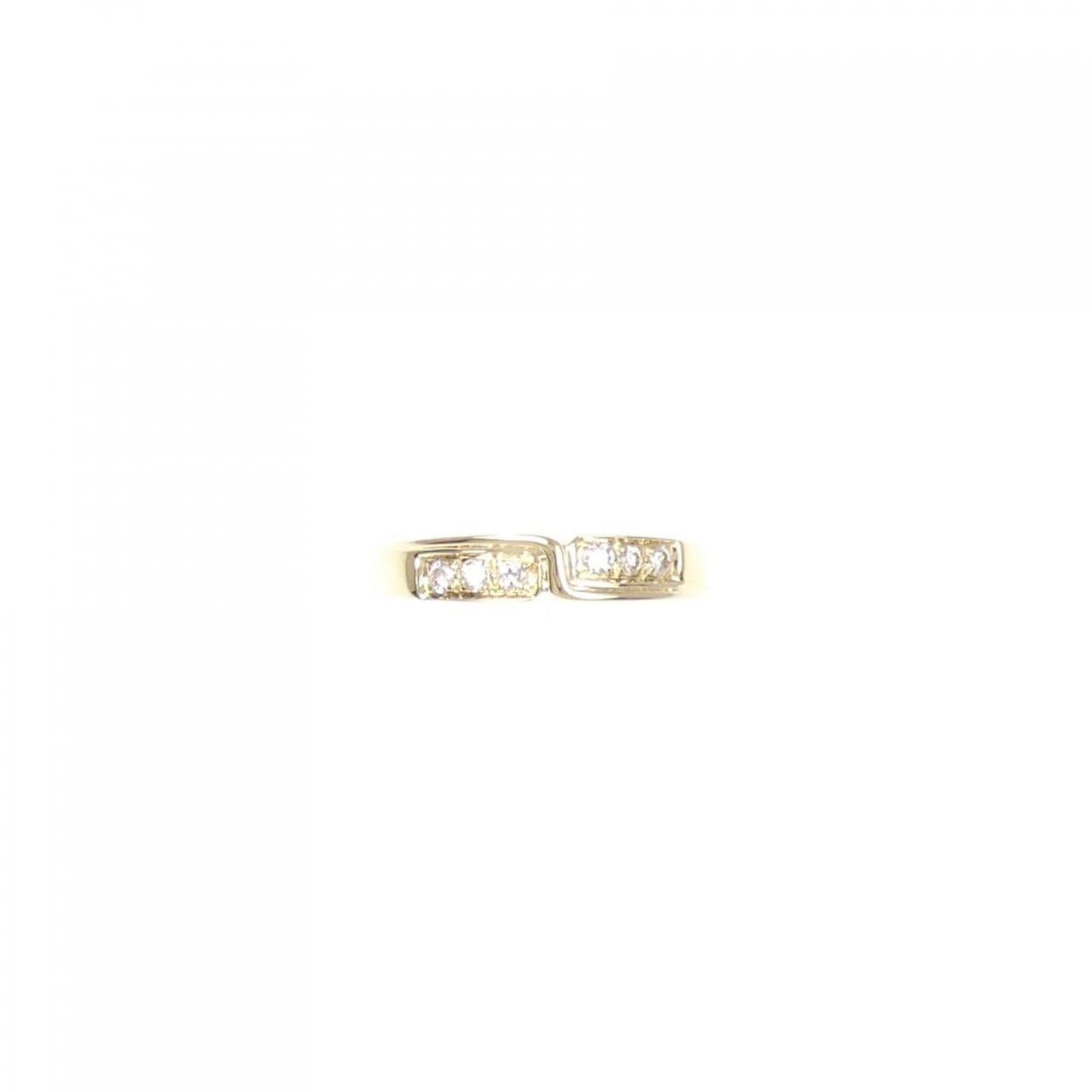 K18YG ダイヤモンド リング 0.10CT