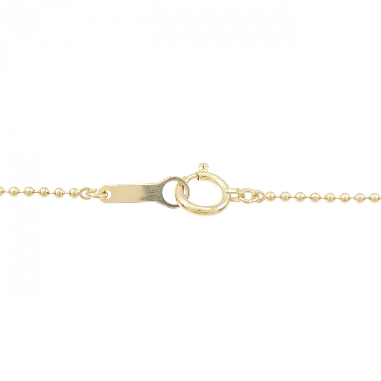 K18YG ハート ダイヤモンド ネックレス 0.18CT