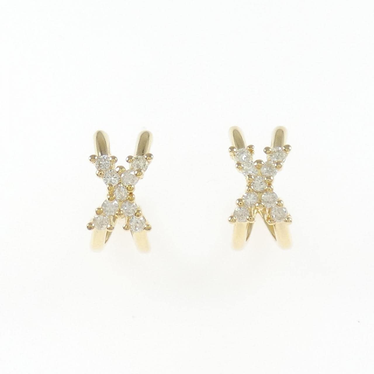 K18YG ダイヤモンド ピアス 0.30CT
