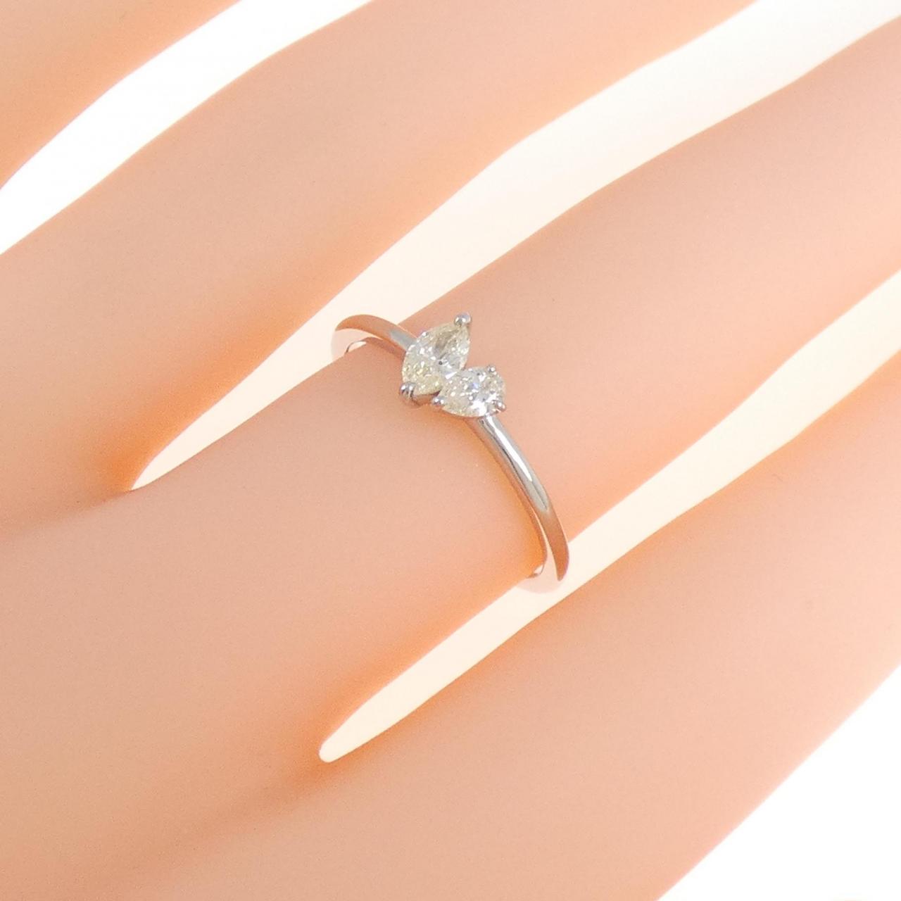 【新品】PT900 ダイヤモンド リング 0.30CT