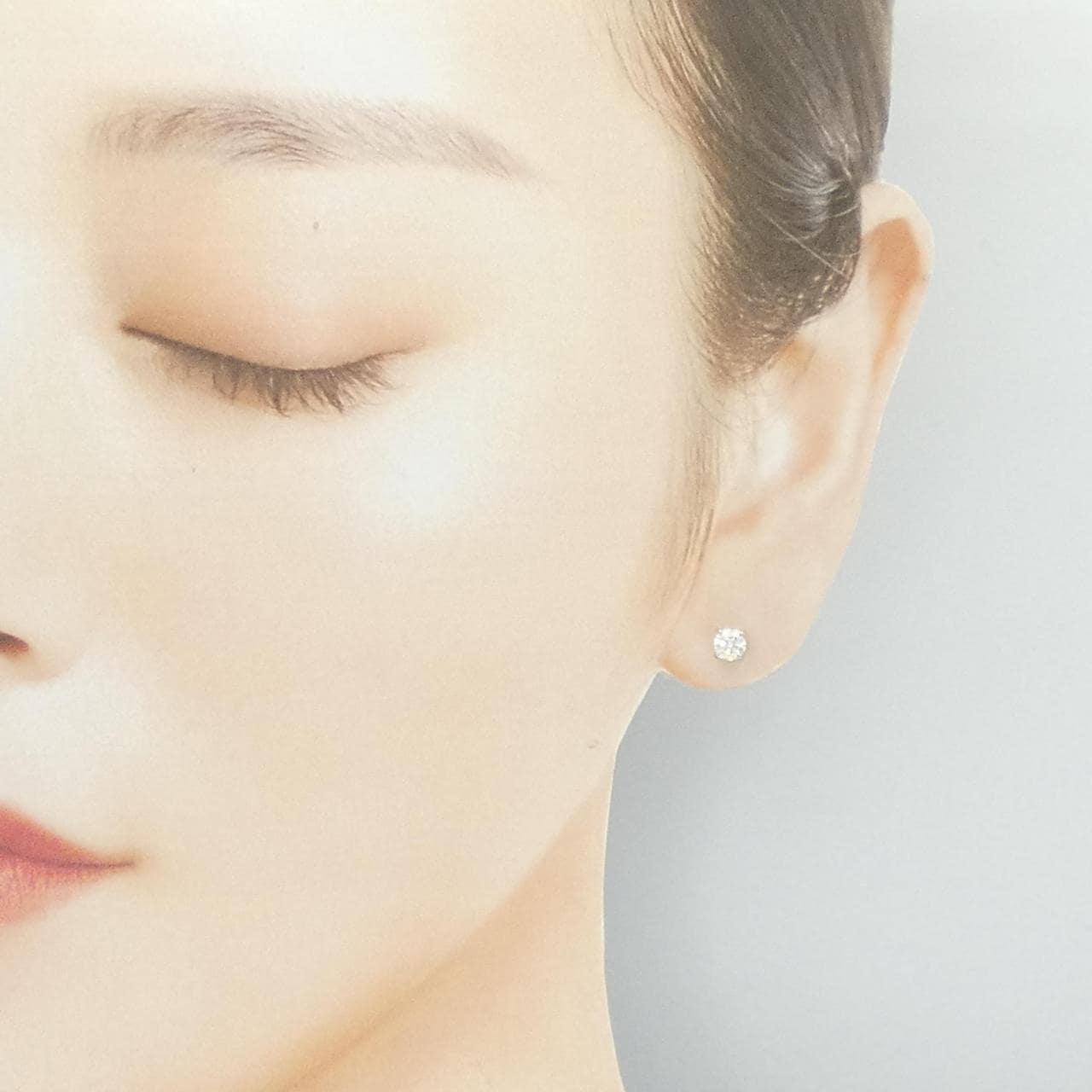 【リメイク】PT900/ST ダイヤモンド ピアス 0.248CT 0.260CT G VS1 3EXT H&C