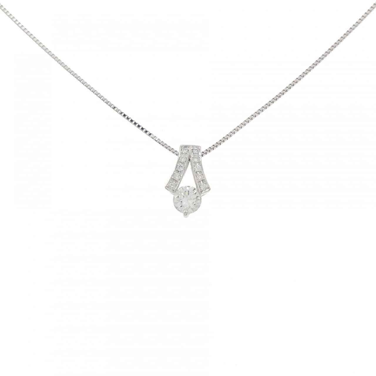 PT900/PT850 ダイヤモンド ネックレス 0.31CT
