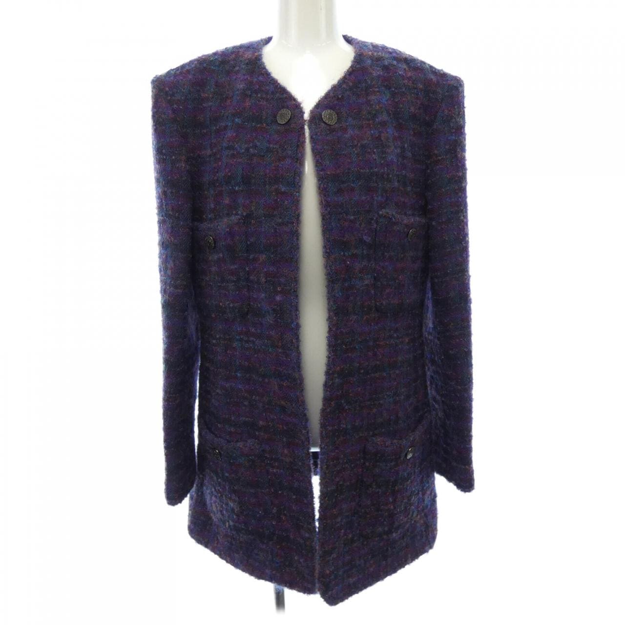 [vintage] CHANEL collarless jacket