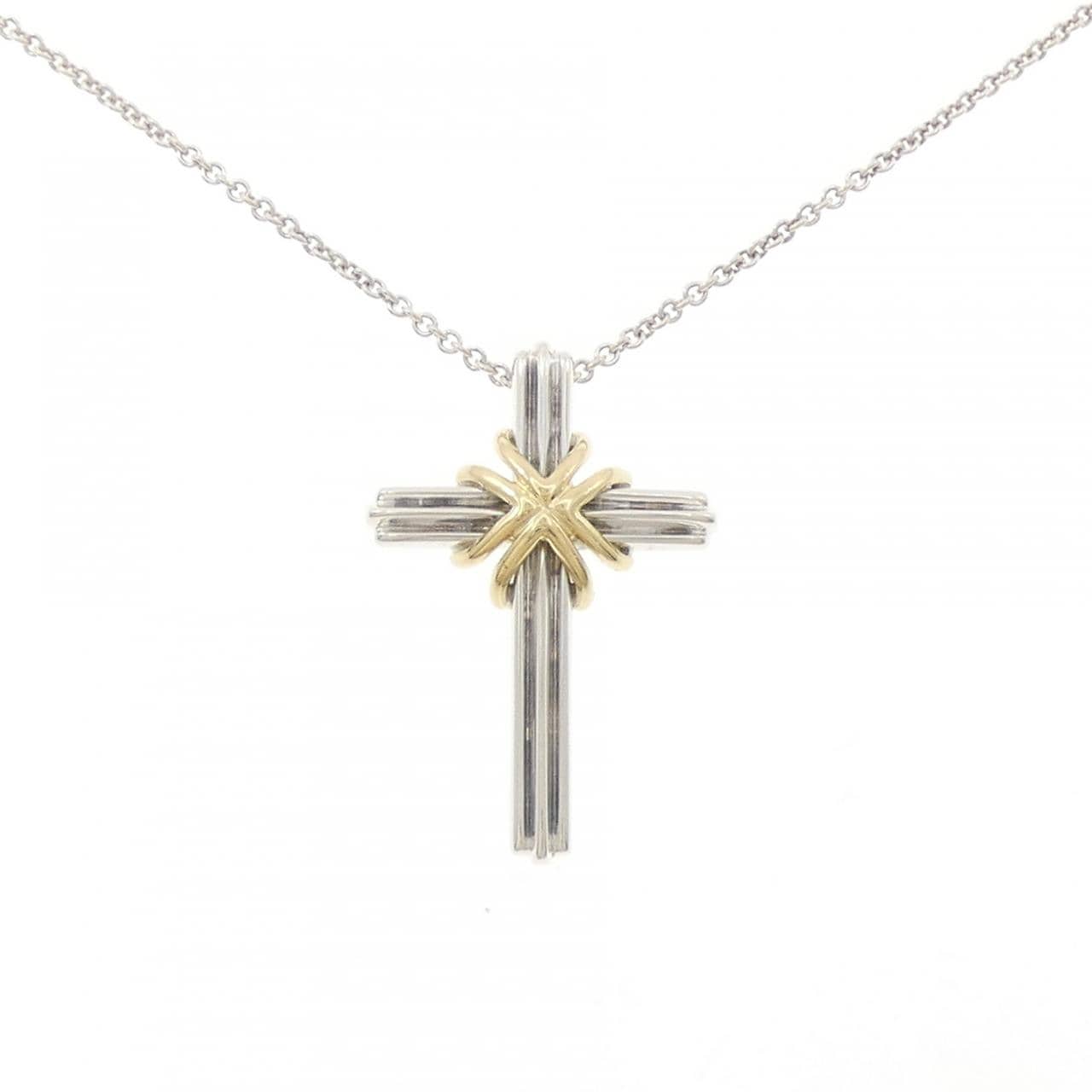 ティファニー 925/750YG ネックレス