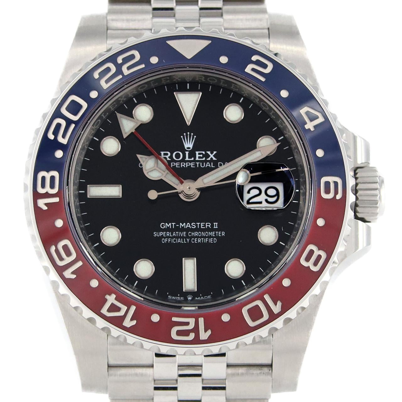 ROLEX GMT Master II 126710BLRO･5 SS自动上弦随机编号