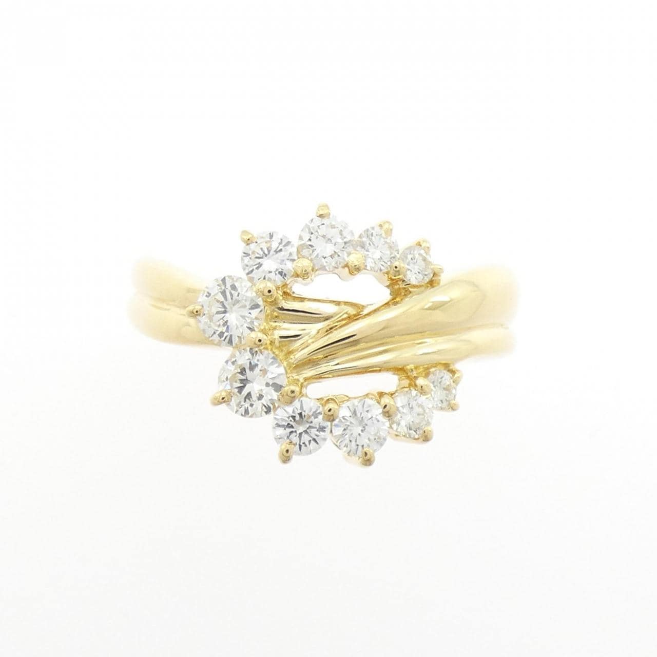 K18YG ダイヤモンド リング 0.54CT