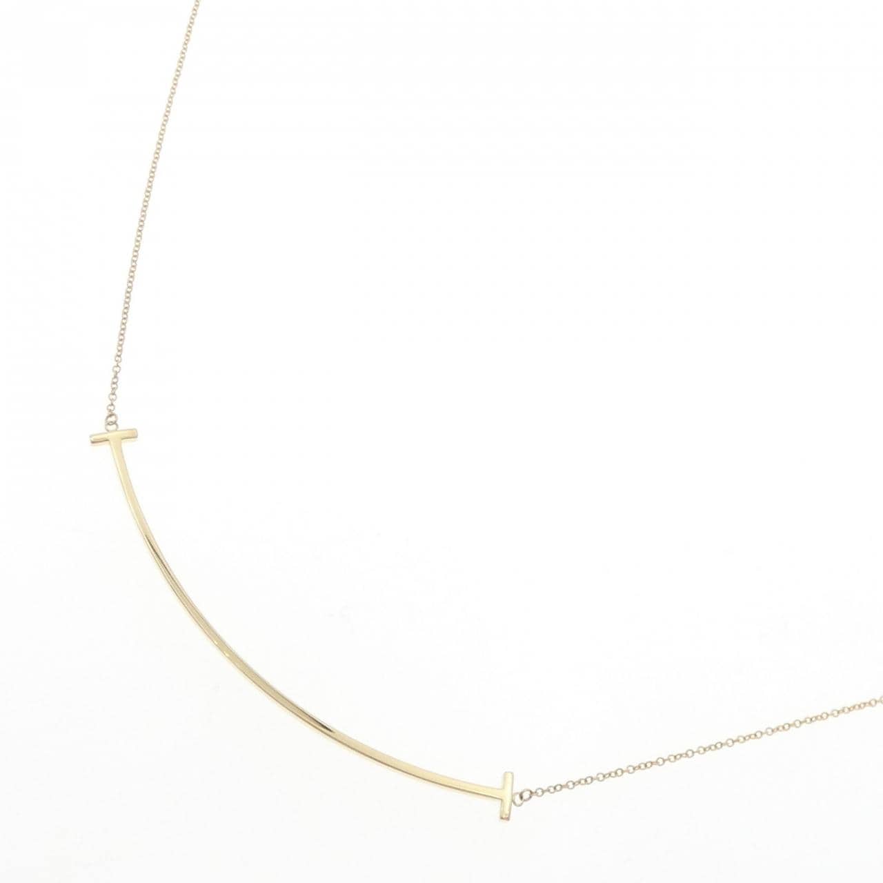 ティファニー Tスマイル ラージ ネックレス