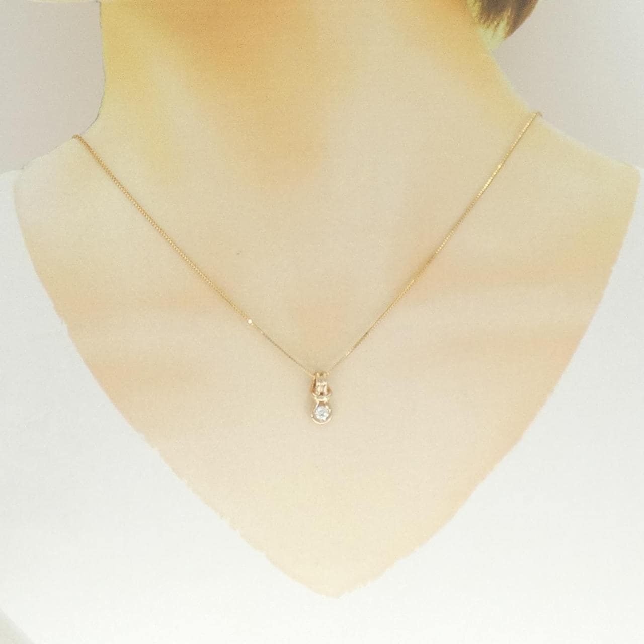 フォーエバー　マーク ダイヤモンド ネックレス 0.16CT
