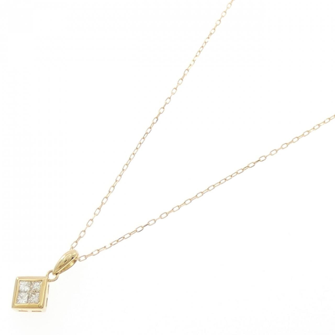 K18YG ダイヤモンド ネックレス 0.30CT