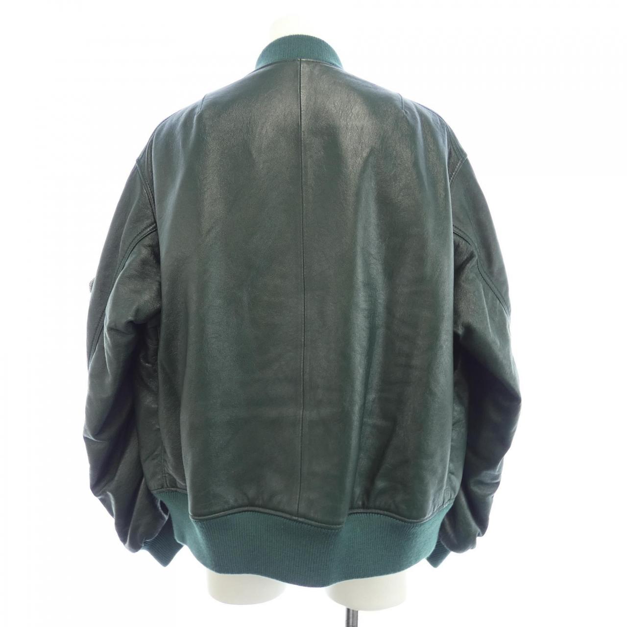 プラダ PRADA トライアングルロゴ UPW399 1SNT レザージャケット