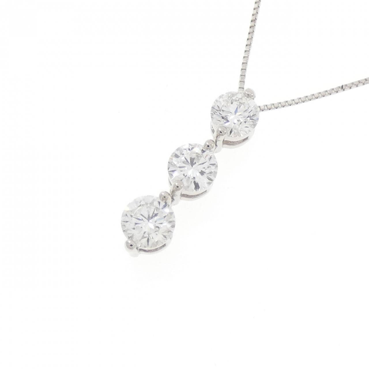 PT900/PT850 ダイヤモンド ネックレス 1.000CT