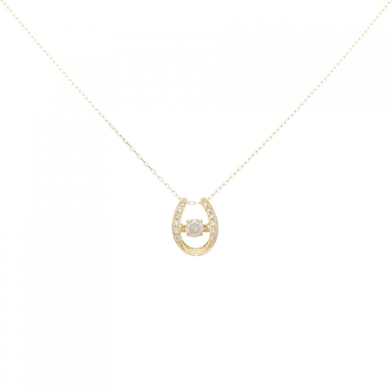 K18YG ダイヤモンド ネックレス 0.15CT