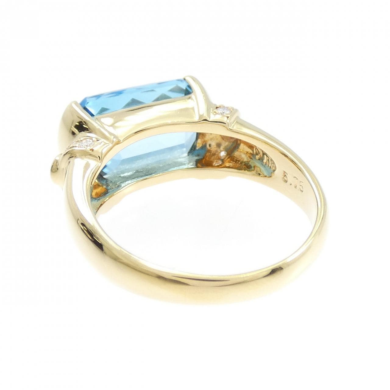 タサキ ブルートパーズ リング 5.75CT