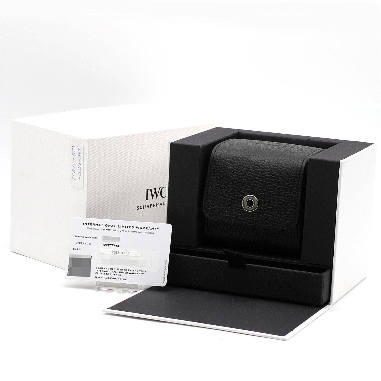 IWC パイロットウォッチクロノプティ･プランス" IW377714 SS 自動巻