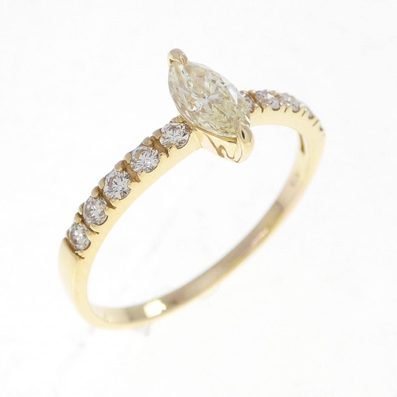 K18YG ダイヤモンド リング 0.321CT