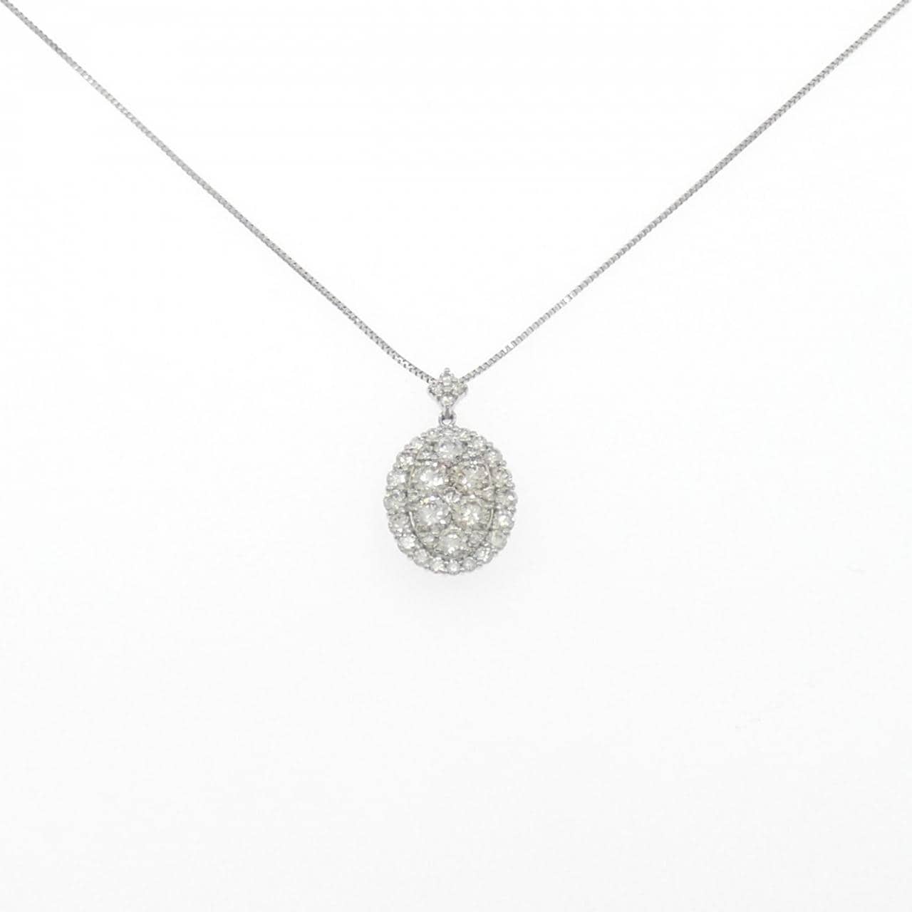PT900/PT850 ダイヤモンド ネックレス 1.50CT