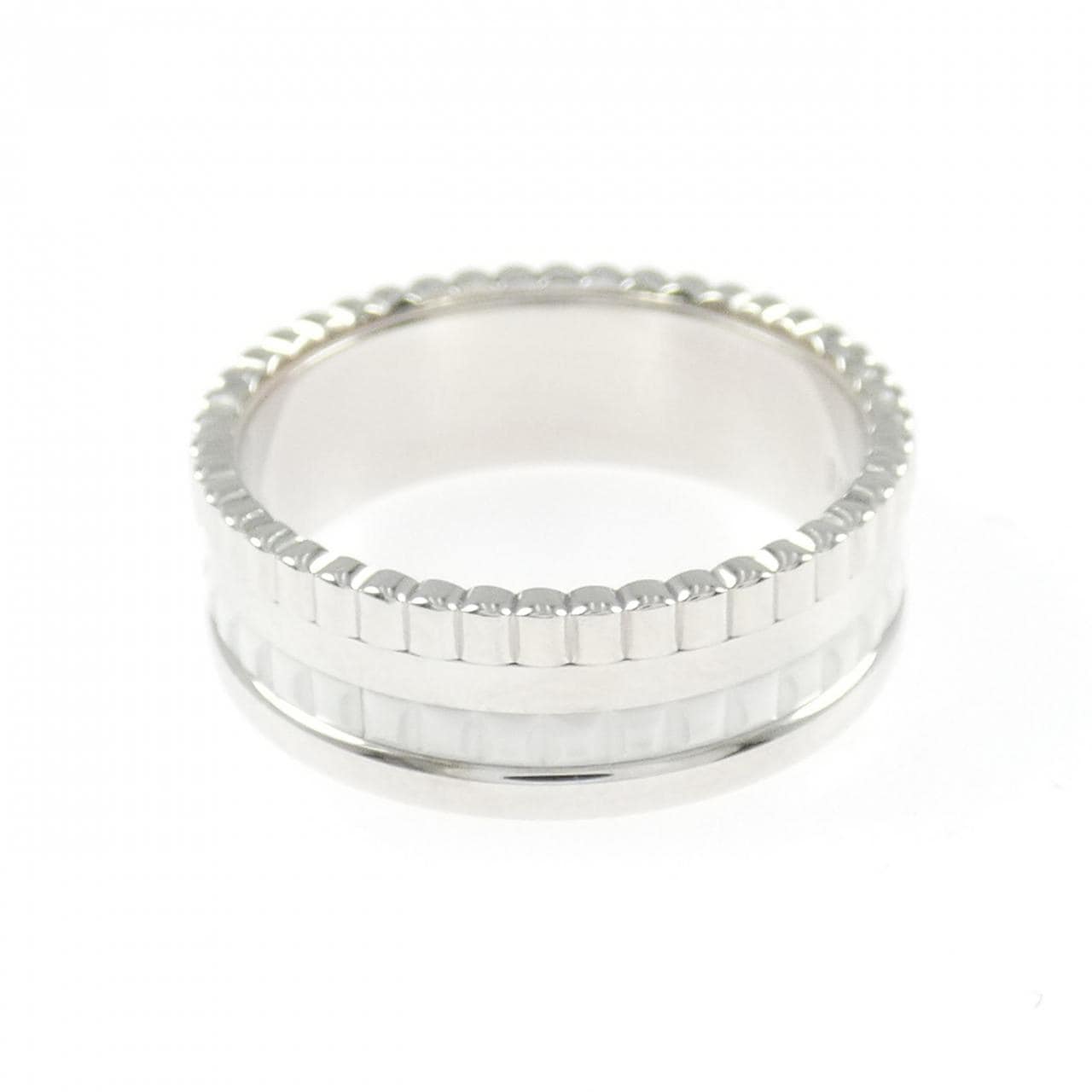 ブシュロン キャトル ダブルホワイト スモール リング