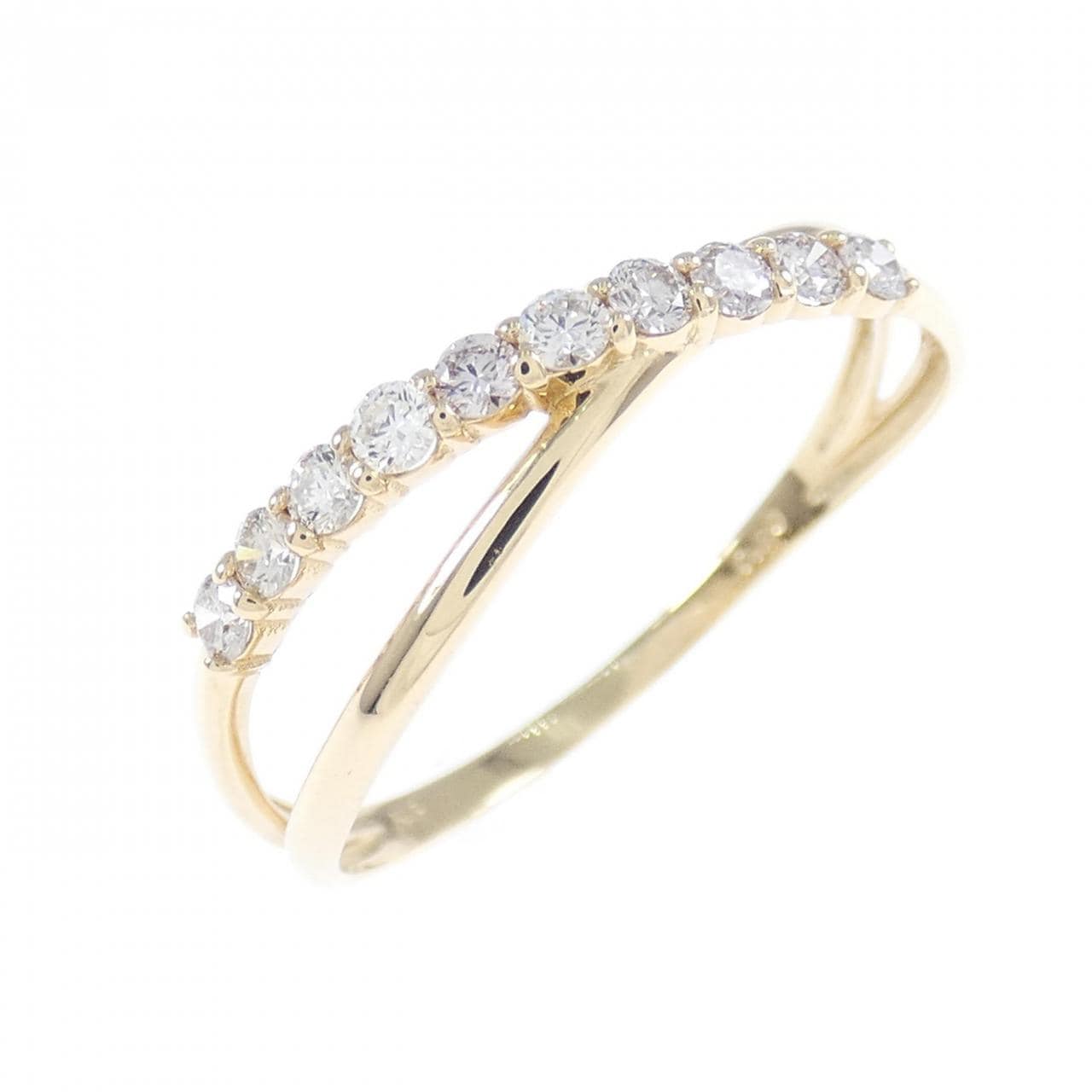 【新品】K18YG ダイヤモンド リング 0.20CT