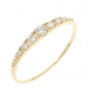 【リメイク】K18YG ダイヤモンド リング 0.15CT