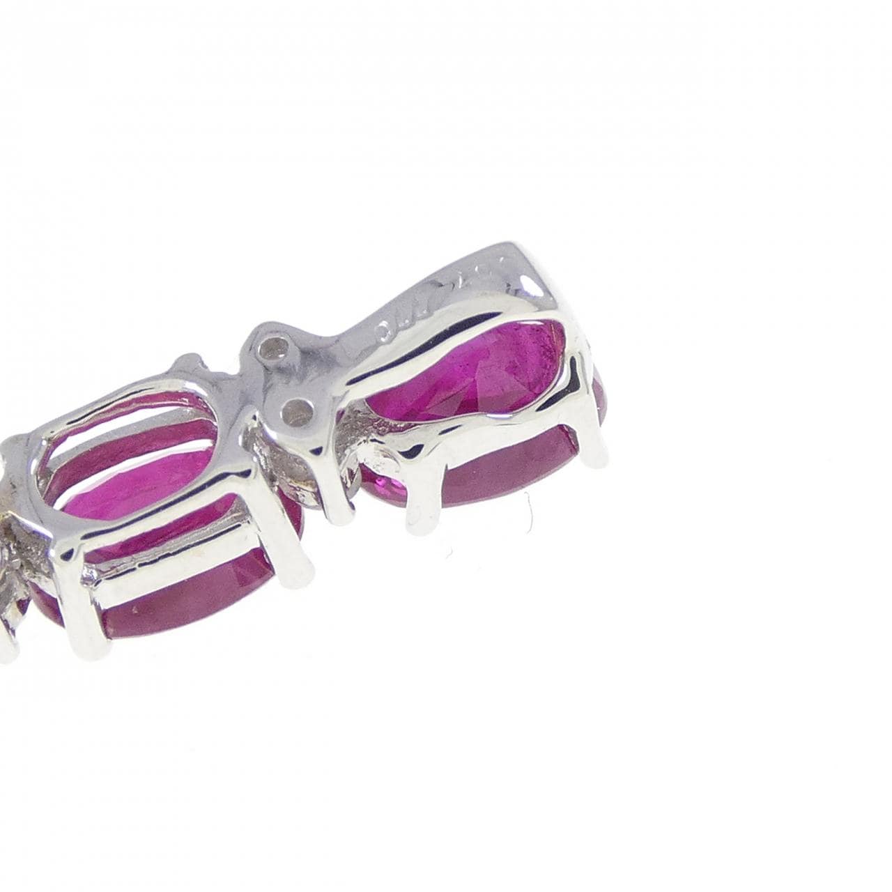 K18WG ルビー ペンダント 1.10CT