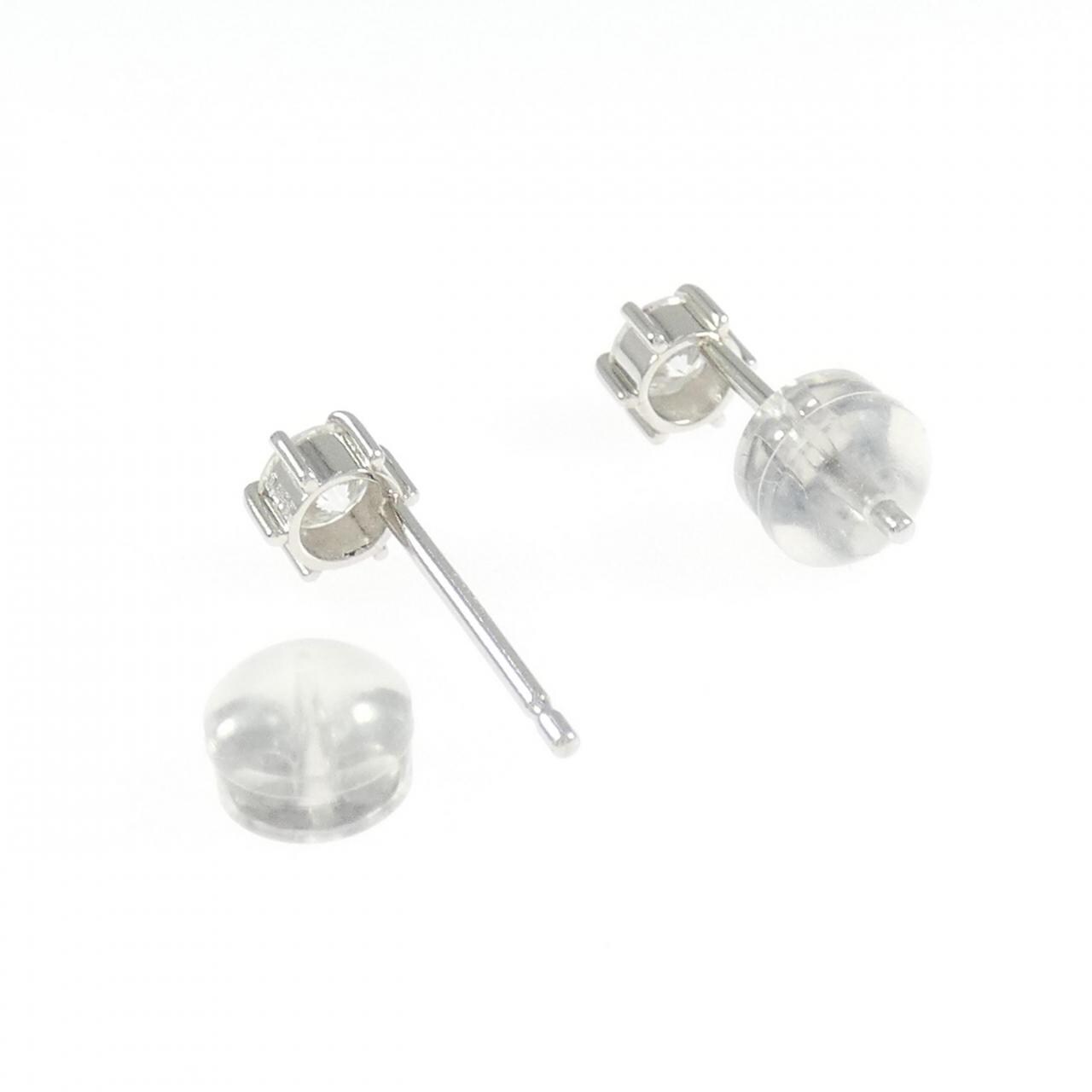 PT900 ダイヤモンド ピアス 0.231CT 0.237CT D SI1 VG-GOOD