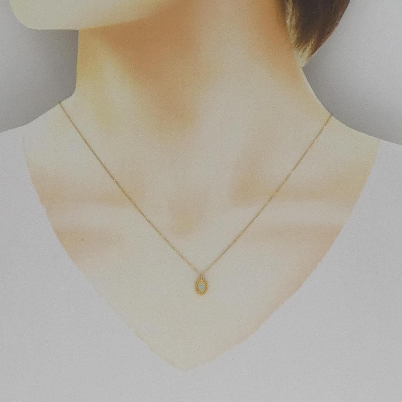 K18YG オパール ネックレス