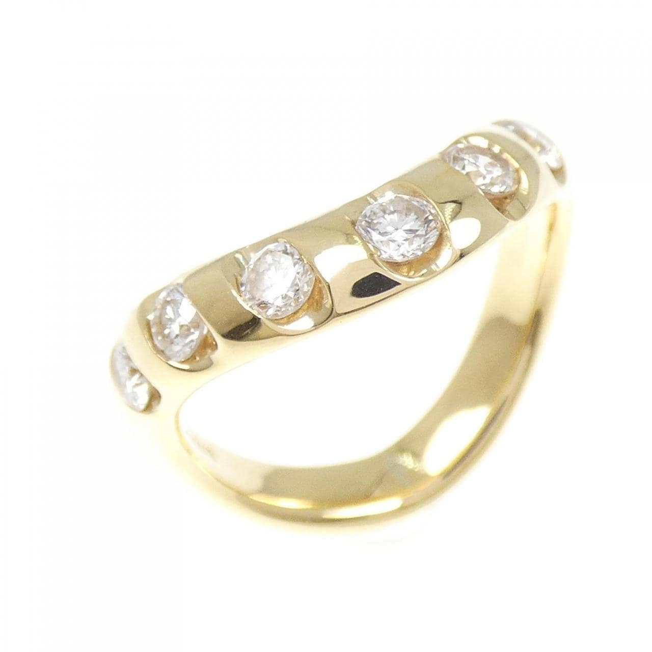 K18YG ダイヤモンド リング 0.58CT