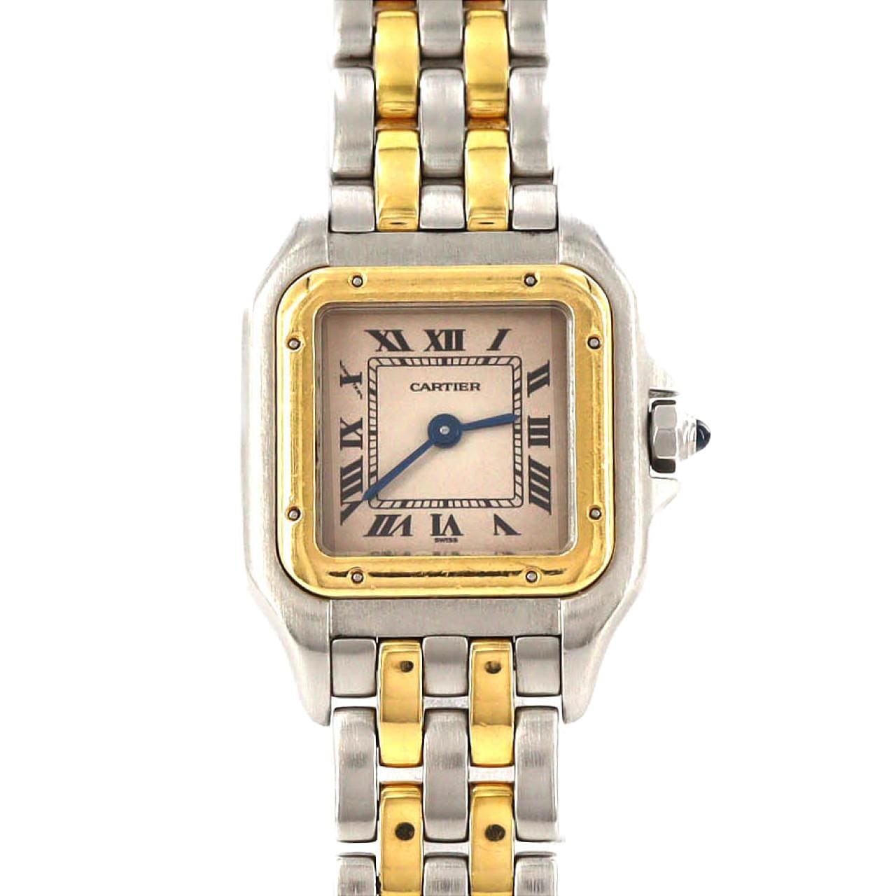 【ノーメンテナンス還元価格】カルティエ パンテールSM 2ROW W25029B6 SSxYG クォーツ