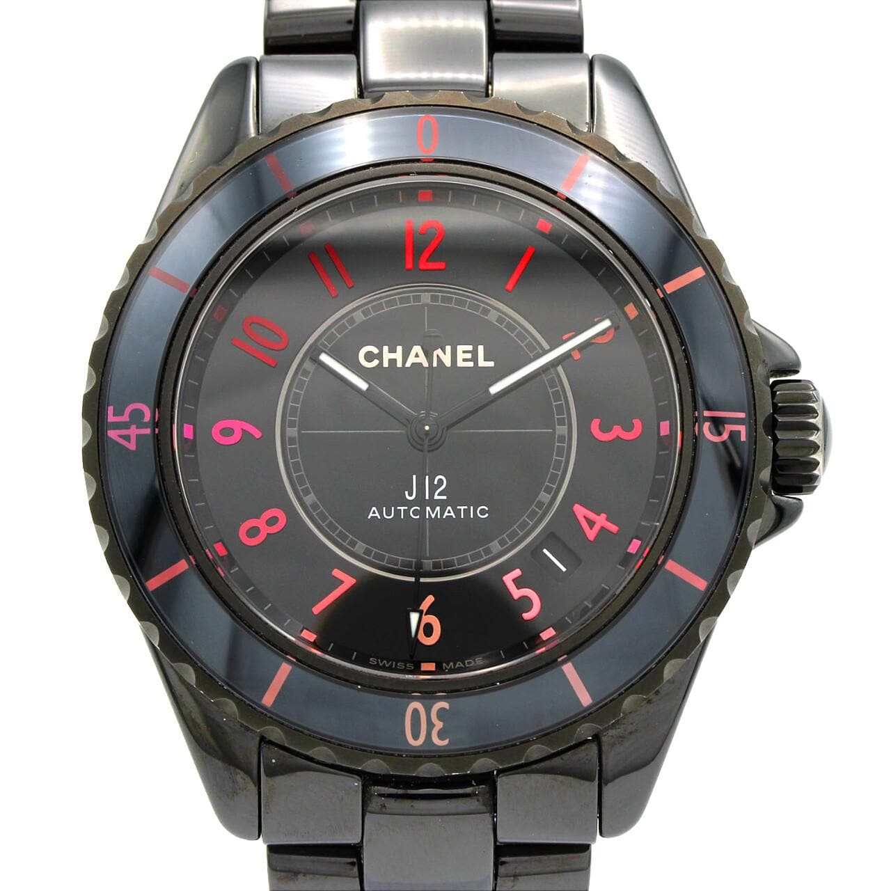 シャネル J12BLUSH キャリバー12.1 38mmセラミック H10312 セラミック 自動巻