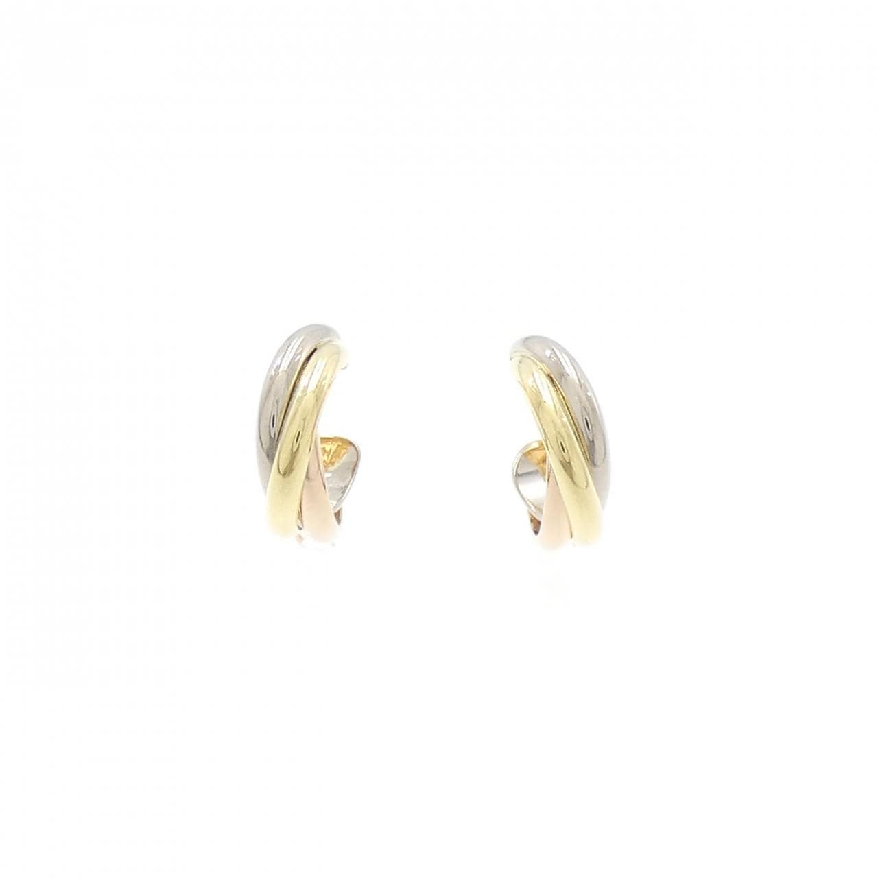 カルティエ トリニティ ミニピアス 海外希少】 Cartier トリニティピアス ミニモデル (Cartier