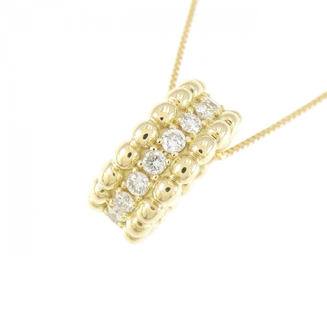 K18YG ダイヤモンド ネックレス 0.30CT