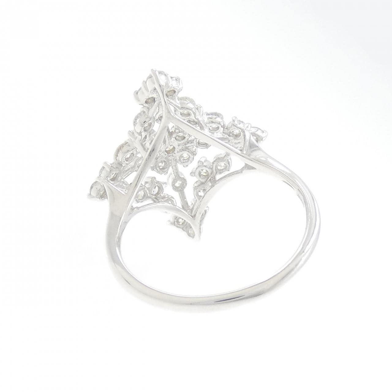 K18WG ダイヤモンド リング 1.00CT