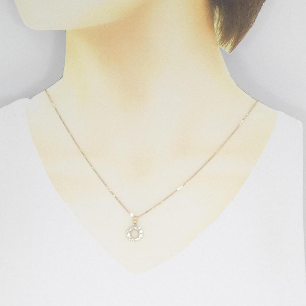K18YG ダイヤモンド ネックレス 0.51CT