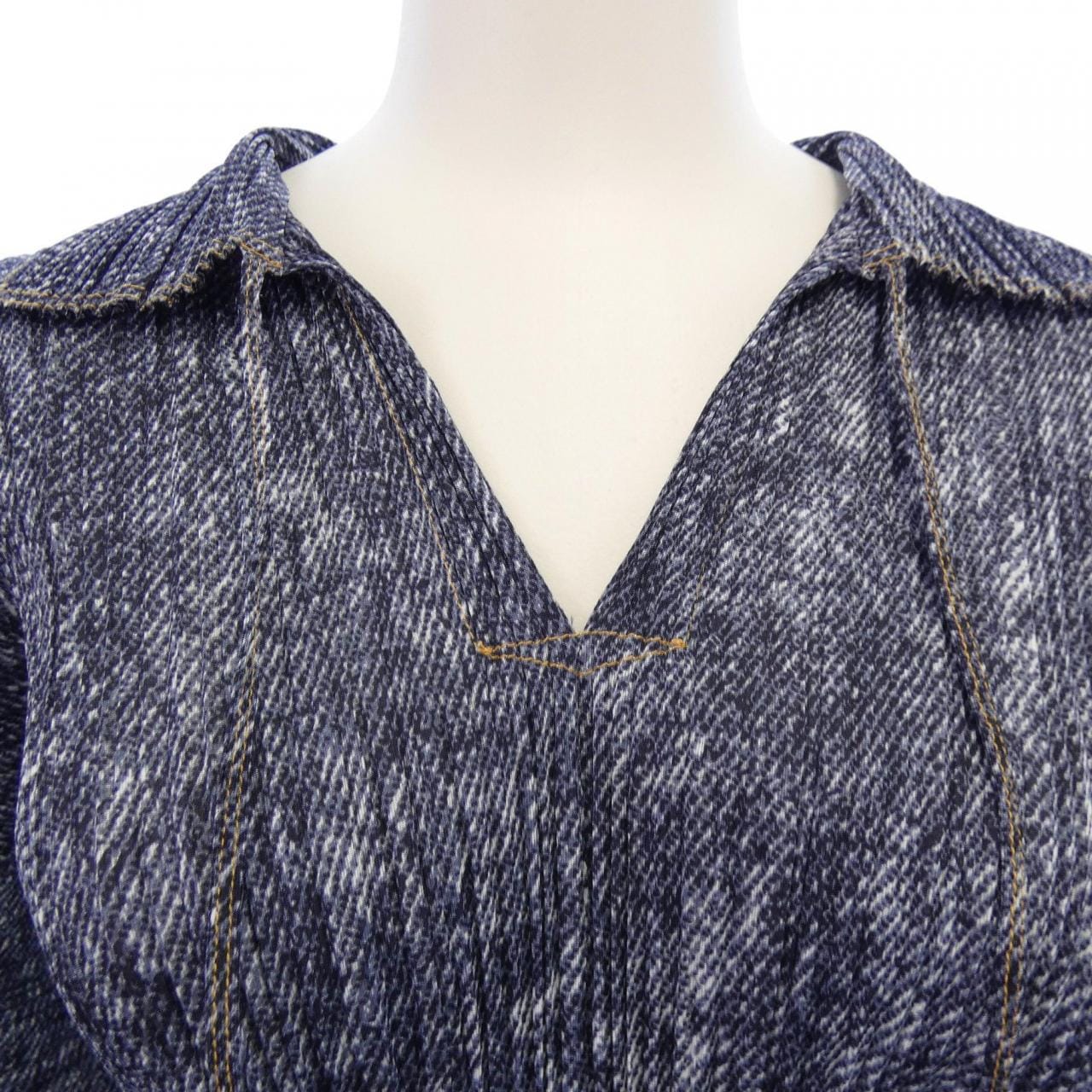 【ヴィンテージ】プリーツプリーズ PLEATS PLEASE 1999 デニム転写プリント PP92-JK073 トップス