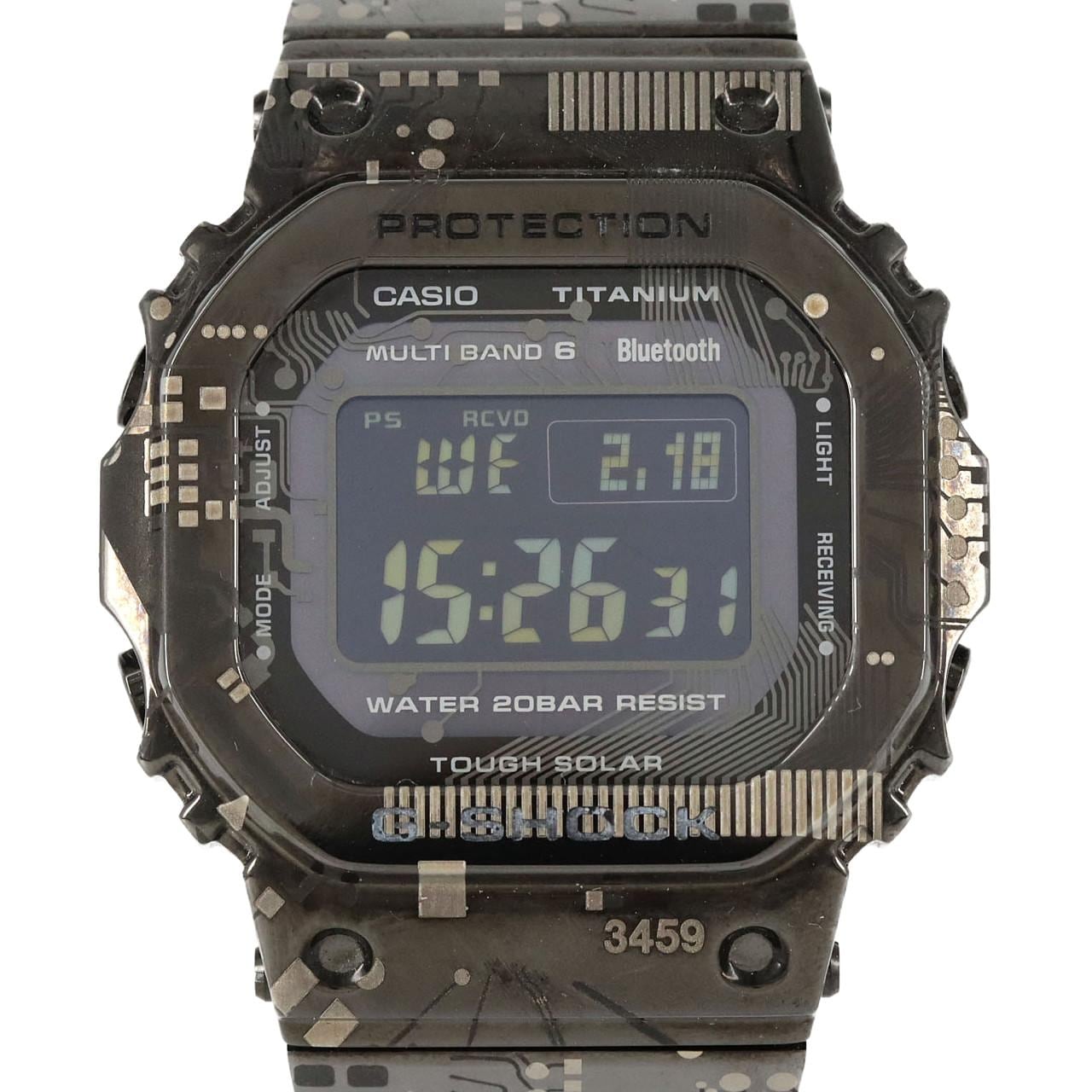 カシオ G-SHOCK 電波時計 GMW-B5000TCC-1JR TI ソーラークォーツ