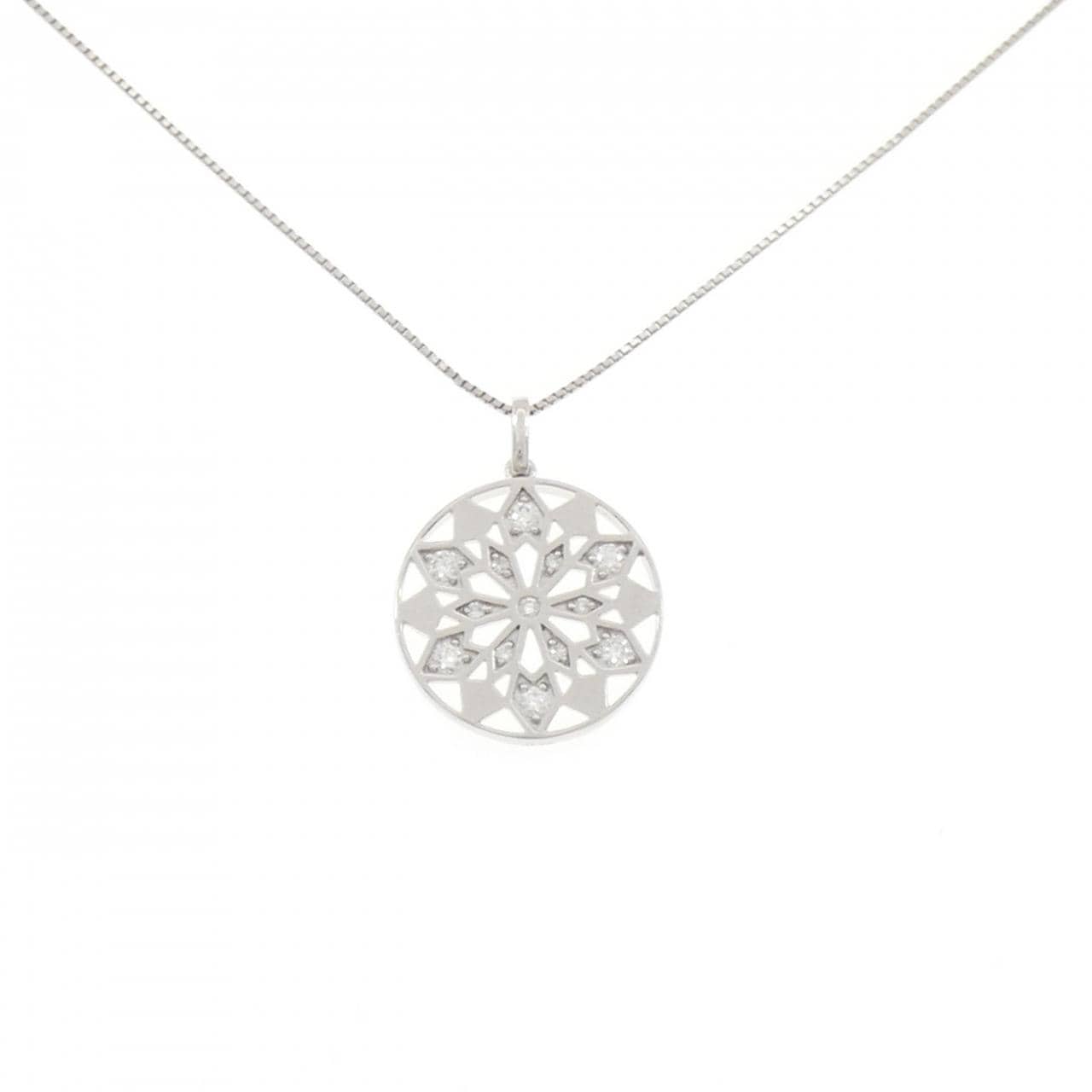 PT900/PT850 ダイヤモンド ネックレス 0.25CT