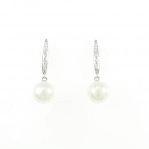 PT900/PT950 アコヤパール ピアス 6.3mm