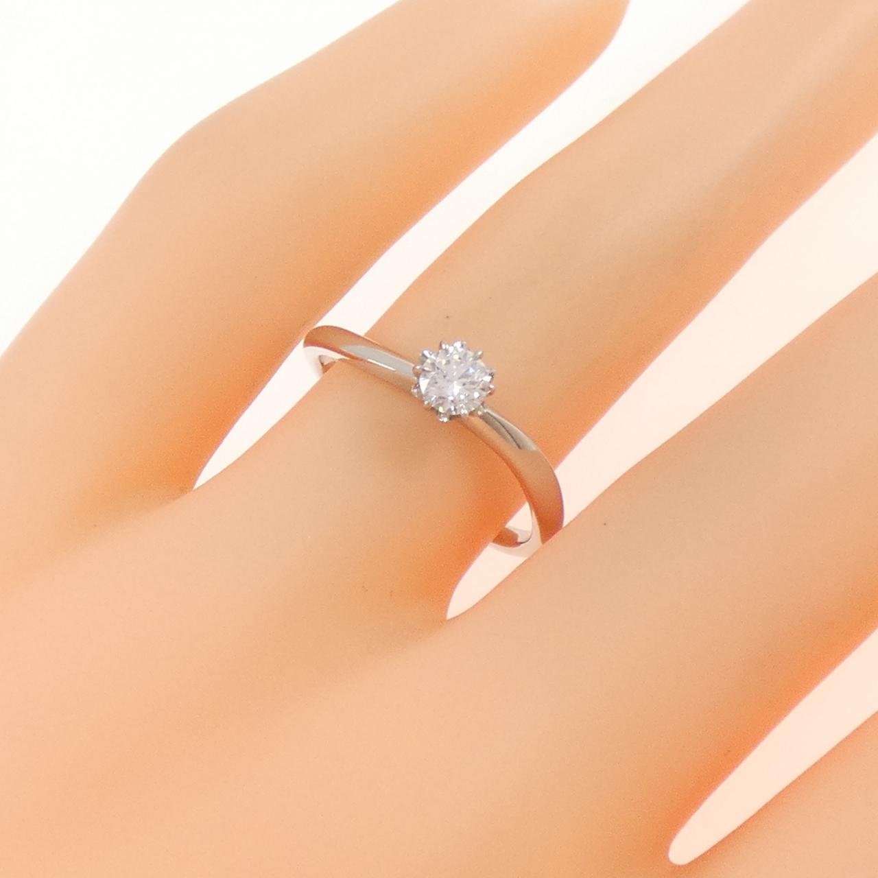 PT950 ダイヤモンド リング 0.21CT E VS2 3EXT