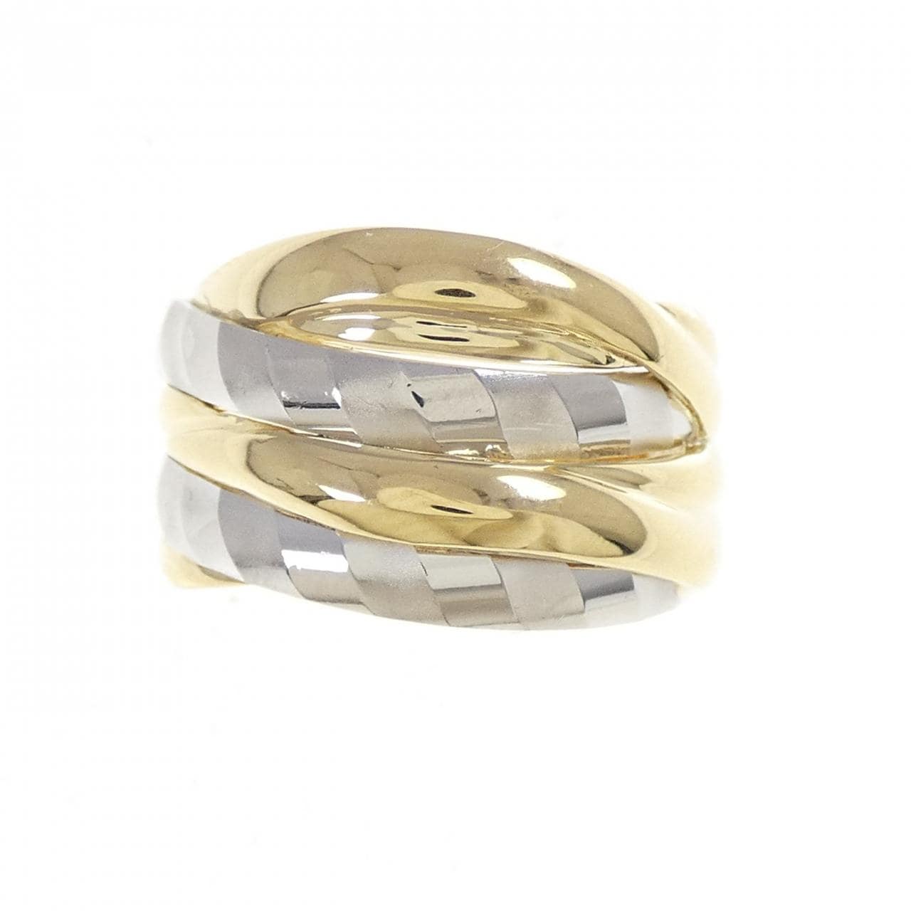 K18YG/PT900 リング