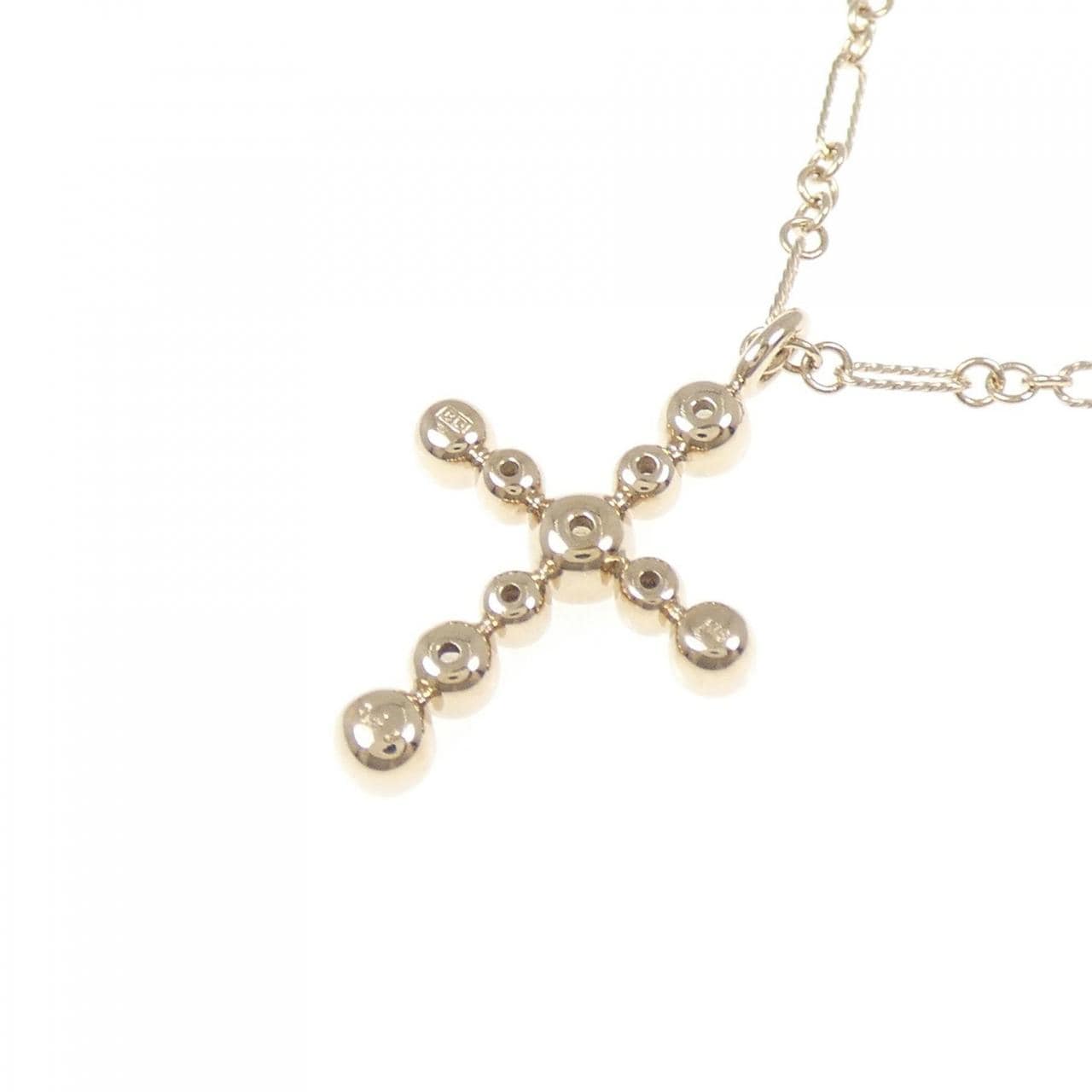 カシケイ クロス ダイヤモンドネックレス 0.40CT