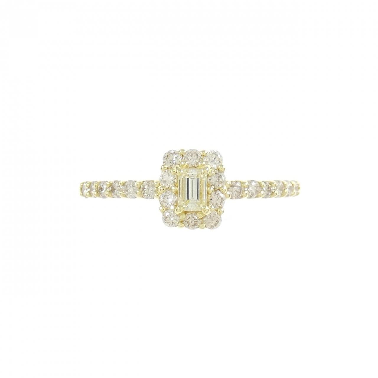 [BRAND NEW] K18YG Diamond Ring 0.40CT