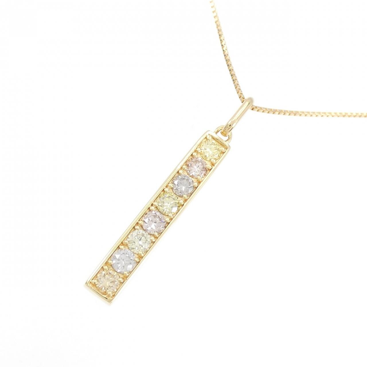K18YG ダイヤモンド ネックレス 0.70CT