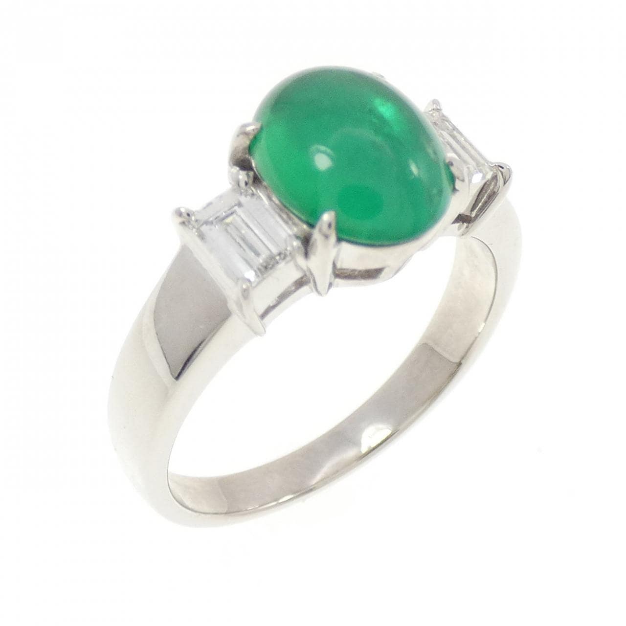 PT900 エメラルドキャッツアイ リング 1.46CT